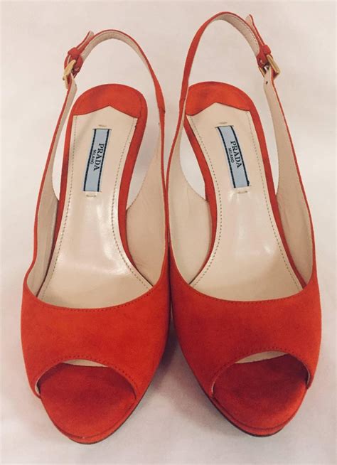 prada orange suede shoes|prada suede shoes prices online.